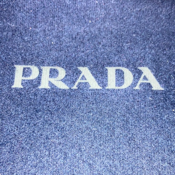 Prada Navy Blue Dust 15x9 - Picture 2 of 5